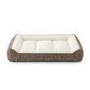Cama para Perro Mascota Fábrica de Origen Personalizada Gruesa Almohada con Soporte para Cuello de Perro Grande Lavable Envío al Vacío Suministro Directo Transfronterizo