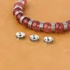 Plata de Ley S925 Plata Tailandesa Old 8mm Separador de Cruz DIY Pulsera de Hombre Pulsera Cuentas Separadoras Accesorios Material