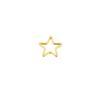 Comercio exterior espejo caliente acero inoxidable estrella geométrica accesorios de joyería diy colgante estrella de cinco puntas hueca 15mm hebilla colgante