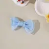 Presilhas de Cabelo com Laço para Bebê Estilo Novo Europeu e Americano, Acessórios de Cabelo, Presilhas Coloridas para Meninas, Atacado