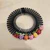 Accesorios para el cabello de resina de hierro Peine para cabello suelto Artefacto para el acabado del cabello suelto Diadema Horquilla elegante de flores para el cabello de mujer