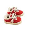 Zapatos de Algodón con Forro de Felpa Estampado de Leopardo Retro para Niños y Niñas en Otoño e Invierno Zapatos Casuales Cálidos de Suela Gruesa Zapatillas de Algodón Peludas Versátiles de Caña Baja