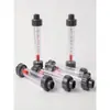 Medidor de Flujo de Flotador de Tubo de Plástico UPVC Resistente a Ácidos y Álcalis Medidor de Flujo de Rotor Líquido Socket con Rosca Interna Medidor de Flujo de Tubería