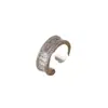 Anillo de Apertura de Flor con Forma de Serpiente Chapado en Oro Real con Circonita para Mujer Estilo Ins Lujo Ligero Anillo de Dedo de Alto Nivel Joyería de Moda Popular en Internet