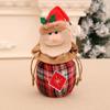 Nova Sacola de Presente Infantil de Natal Lã Tricotada Sacola Maçã Fechada Sacola de Doces Véspera de Natal Sacola de Presente