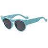 Moda Europeia e Americana Round Cat's Eye Sunglasses Women's All-Match ins Retro Internet Popular Street Photographer Sunglasses Cross-Border Sunglasses