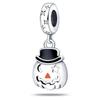 Comercio exterior caliente al por mayor personalidad divertida Halloween Luna mago calabaza sombrero mágico escoba colgante cobre plateado