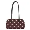 2026 Nuevo Estilo Coreano Bestseller Transfronterizo Bolso de Hombro Único de Gamuza con Puntos Moda Simple Versátil Bolso de Viaje Diario para Mujer