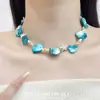 Collar Parche de Estrella de Mar Patchwork Estilo Nuevo 2026 para Mujer, Gargantilla Exquisita de Estilo Vacacional a la Moda, Accesorio Versátil de Lujo Ligero Único