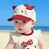 Gorros para Bebés y Niños Pequeños, Estilo Delgado de Verano y Primavera/Otoño, Gorra de Béisbol con Visera Suave Súper Linda, Adorable Gorra de Béisbol con Protección Solar