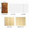Cuaderno de Viaje Retro A6 con Sello de Tarjeta, Hojas Sueltas, Correa, Portátil, Extraíble, Personalidad, Creativo