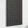 Painel de Furos de Madeira Maciça Prateleira de Parede Estante de Parede de Madeira Divisória Prateleira de Armazenamento Painel de Suspensão Prateleira de Parede