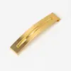 6CM Venda Direta do Fabricante Metal Simples Oco Clipe de Mola Fixação na Parte de Trás da Cabeça Presilha de Cabelo Clipe Torcido Clipe de Cabelo DIY Acessórios de Cabelo
