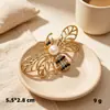 Broche Anti-correr Abelha Alfinete de Segurança Anti-gotejamento de Óleo para Roupas Pino com Fivela de Pérola de Alta Qualidade Acessórios para Roupas Artefato para Apertar a Cintura