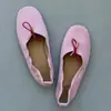 ¡Piel de carnero! Zapatos de ballet de felpa de 1 cm, punta redonda, zapatos planos tipo rollo de huevo para mujer, nuevos zapatos tipo slip-on de abuela 2026