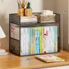 Prateleira de armazenamento de mesa para classificação de assuntos, armazenamento de arquivos de escritório, organizador de livros de mesa, estante vertical de várias camadas