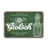 Artesanía metálica de Cerveza Carlsberg pintura decorativa vintage de hierro pintura decorativa nostálgica decoración de pared de bar personalizada