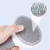 Pente de Agulha Autolimpante para Pets, uma Ferramenta Mágica para Cuidar de Gatos e Cachorros, Limpeza de Pelos Soltos com um Toque, Cuidados Gentis com o Pelo
