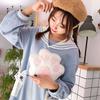 Bolso de Corazón para Niña Bolso de Hombro Único para Mujer Pata de Oso de Felpa Bolsa Cruzada de Dibujos Animados Linda Dulce Estudiante Chica Suave Bolso Lolita