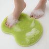 Escova de Banho Massageadora Multifuncional para Esfoliar as Costas, Tapete Antiderrapante com Ventosas, Tapete Esfoliante para Pés, Tapete para Lavar e Esfoliar os Pés no Banheiro com Função de Limpeza do Chuveiro