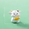 Paisaje en miniatura, figuras creativas y lindas con temática de granja, adorables vaquitas, accesorios decorativos DIY para jardinería y paisajismo, adornos pequeños