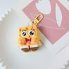 Llavero Estrella de Payaso Bob Esponja lindo colgante de resina de dibujos animados accesorios para mochila de niña dulce regalo para novias