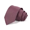 Gravata Masculina para Negócios, Banquete, Uso Casual, Gravata de Luxo, Estampa Jacquard de Seda Poliéster, Logo Bordado, Atacado Personalizado