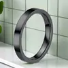 Anel de Aço Inoxidável Europeu e Americano Transfronteiriço 10mm Largo Anel de Dedo Aço Titânio Masculino Anel da Moda que Não Desbota Estilo Quente Masculino
