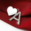 Accesorios de Colgante de Letra Inglesa Incrustada con Diamantes Europeos y Americanos Regalos Conmemorativos Personalizados Creativos Accesorios de Colgante DIY de Aleación Joyería