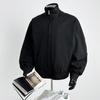Chaqueta de Cuello Satén Colorida para Hombre Primavera y Otoño de Alta Gama Top para Hombre 2025 Nueva Moda Marca Chaqueta Corta