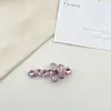 Pinza para el Cabello de Flor de Cristal 2026 Nuevo, Pinza de Pelo de Picos y Flequillo de Lujo de Gama Alta, Accesorio para el Cabello de Pato Dulce y Versátil