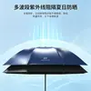 Sombrilla de protección solar UV de 8 varillas con recubrimiento negro, logo personalizable, disponible en varios colores, adecuada para protección solar y de lluvia, ideal para regalos y publicidad