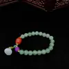 Nuevo Pulsera de Perlas con Hebilla Ping An Estilo Chino para Mujer Pulsera Personalizada Antigua de Gama Alta Pulsera Simple Vintage Personalizada Versátil