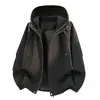 Chaqueta de Marca Nueva y de Moda para Hombre Primavera 2026, Abrigo Holgado Simple Estilo Japonés, Ropa de Alta Calidad Cortavientos para Hombre