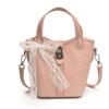 Bolso Tote de Estilo Coreano Transfronterizo 2025 Simple Casual Moda de Mano Tipo Cubo Versátil para Mujer