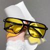 Gafas de sol marinas ligeras de doble puente, nuevas gafas de sol con visera para conducir, gafas de sol de moda transfronteriza en caja, gafas de sol con protección solar