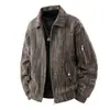 Chaqueta Tejida Estilo Americano de Alta Gama para Hombre Marca de Moda Atractivo Holgada Casual Bordada Camisa de Primavera y Otoño