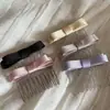 Pente Grampo de Cabelo com Laço de Cetim Novo Estilo Ferramenta de Penteado para Arrumar Fios Soltos Pente de Penteado Inserir Grampo de Pente Acessório de Cabelo