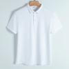 Camisa Polo Masculina de Algodão Mercerizado de Amônia Líquida Dupla Face de Alta Qualidade Camiseta Camisa Algodão Pima Negócios Manga Curta Camisa Polo Masculina