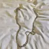 Ins Cadena de Bolas de Plata Simple Cadena Cruzada Portátil Cadena Forrada Universal Funda para Teléfono Móvil para Colgar en el Cuello con Cordón para Teléfono Móvil