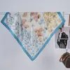 Estilo Bosque Nuevo Pañuelo Pequeño Versátil para Mujer Seda Sintética Ambiente de Chica Artística Combinación para Foto Pañuelo en Stock