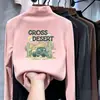 Camiseta de manga larga de forro polar para niño, nuevo estilo otoño e invierno 2026, camiseta interior de cuello redondo para niños con estampado de dibujos animados, camiseta interior para niño