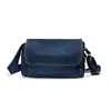 Bolso de hombro unisex de estilo coreano y japonés moderno, bolso de mezclilla lavado vintage, gran capacidad, bandolera versátil y duradero