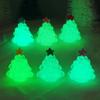 Árbol de Navidad Luminoso Transfronterizo Pequeño de Uvas Árbol de Navidad Micro Paisaje Paisaje de Nieve Pequeños Adornos Gadgets de Navidad DIY
