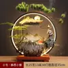 Enfeites criativos de água corrente em estilo chinês para fazer fortuna, decoração para sala de estar, escritório, mesa de trabalho, presente de inauguração para casa nova