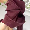 Pantalones Rectos Estrechos Rojo Ankora Otoño Temprano 2024 Talla Grande para Mujer Gordita Adelgazantes de Cintura Alta Jeans de Pierna Ancha