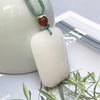 Seda dorada jade nada marca Blanco Jade pequeño pan marca doble cara Taobao tiembla en vivo suministro exposición Jade regalo al por mayor