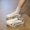 Zapatos planos versátiles para mujer, nueva colección primavera/otoño 2026, tenis gruesos para mujer, zapatillas deportivas casuales para mujer