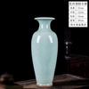 Jingdezhen Cerámica Antigua Horno Oficial Adornos de Jarrón Sala de Estar Arreglo Floral Jarrón de Piso Decoraciones para la Entrada del Hogar de Estilo Chino