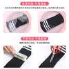 Calcetines de Verano Delgados de Tres Rayas para Estudiantes para Baile Niñas Blancos Hasta la Rodilla Niños Fútbol Calcetines de Media Calcetines al Por Mayor